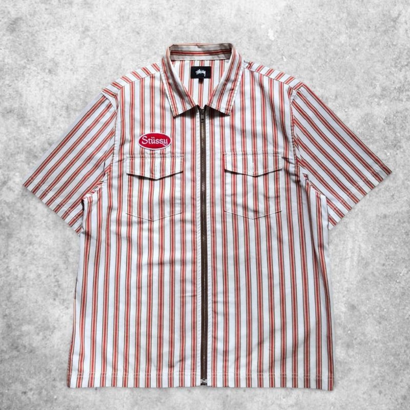 Stussy Garage Zip-up Shirt