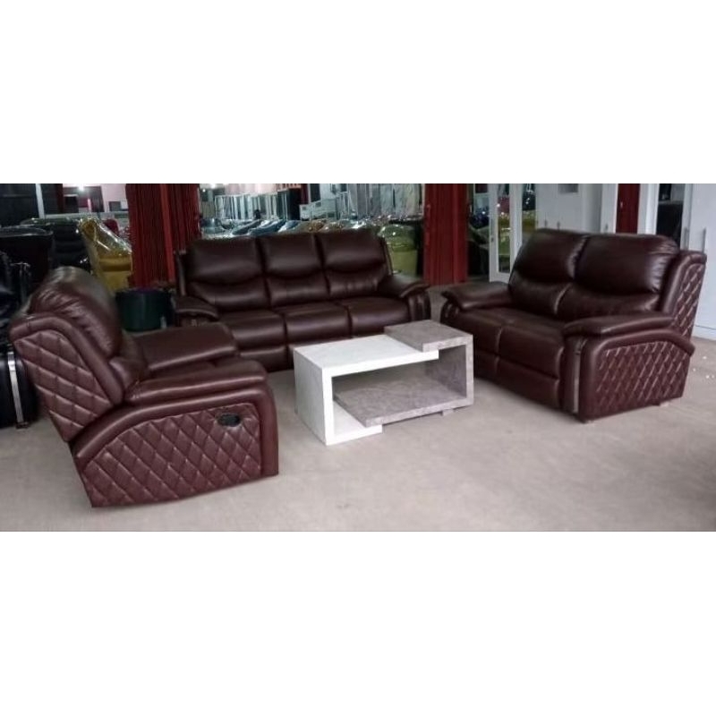 Sofa Ruang Tamu Premium Diego Recliner + Meja (Sofa Informa)