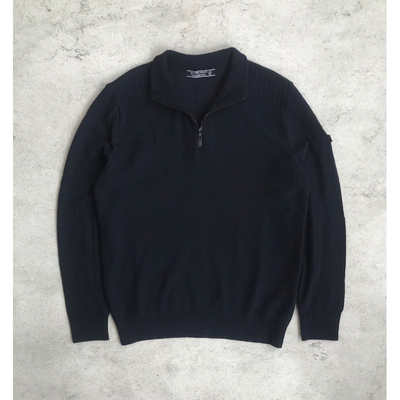 Jean michel basquiat halfzip knitt JMB