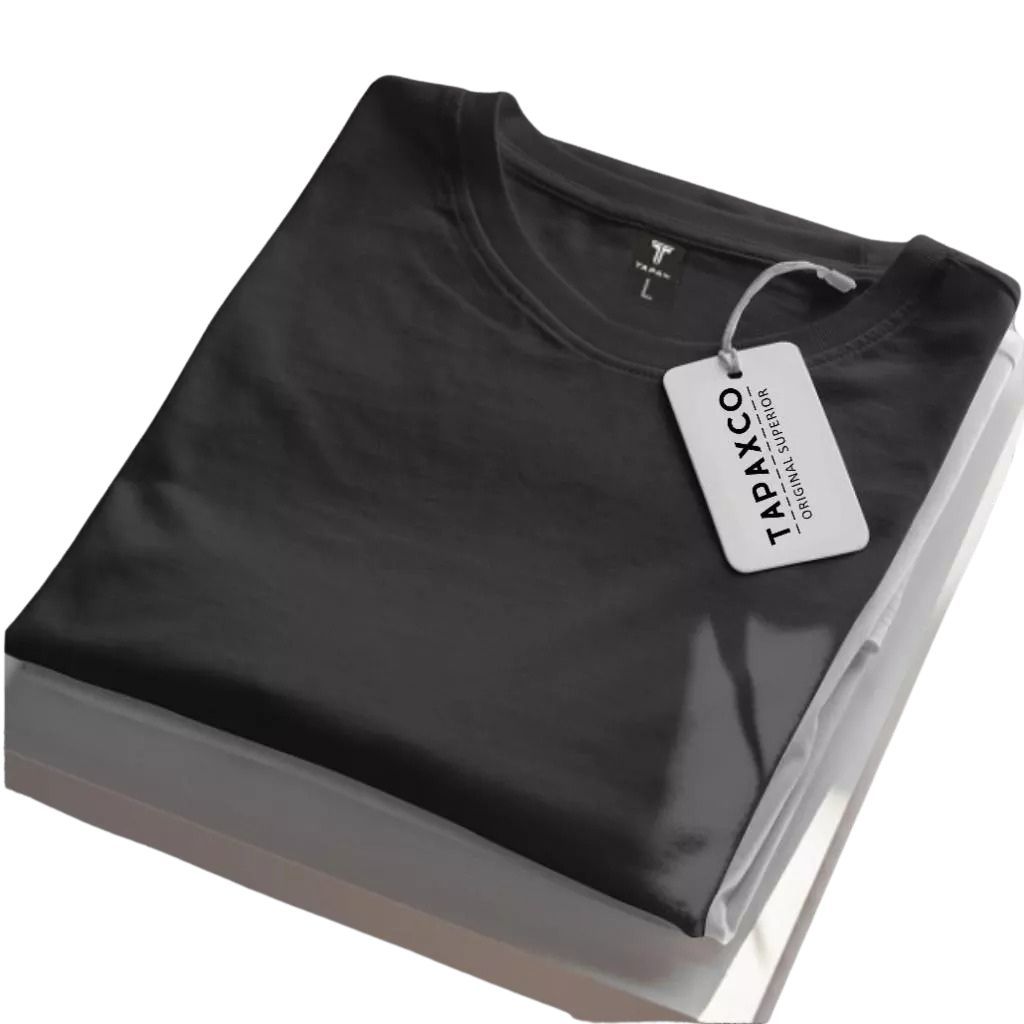 TAPAXCO Kaos Polos Cotton Combed 30 S Lengan Pendek Basic Tapax