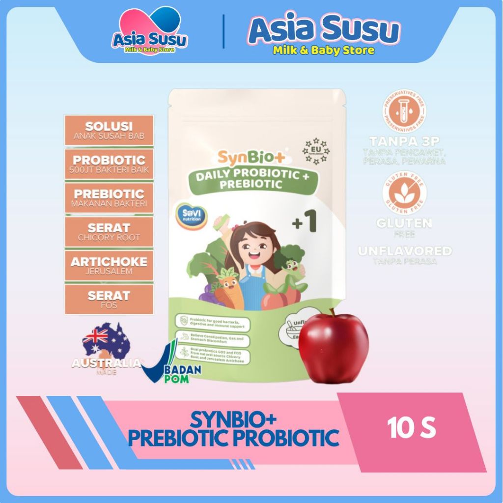 Synbio+ Probiotic Prebiotic - Untuk Pencernaan Anak Dengan Probiotik