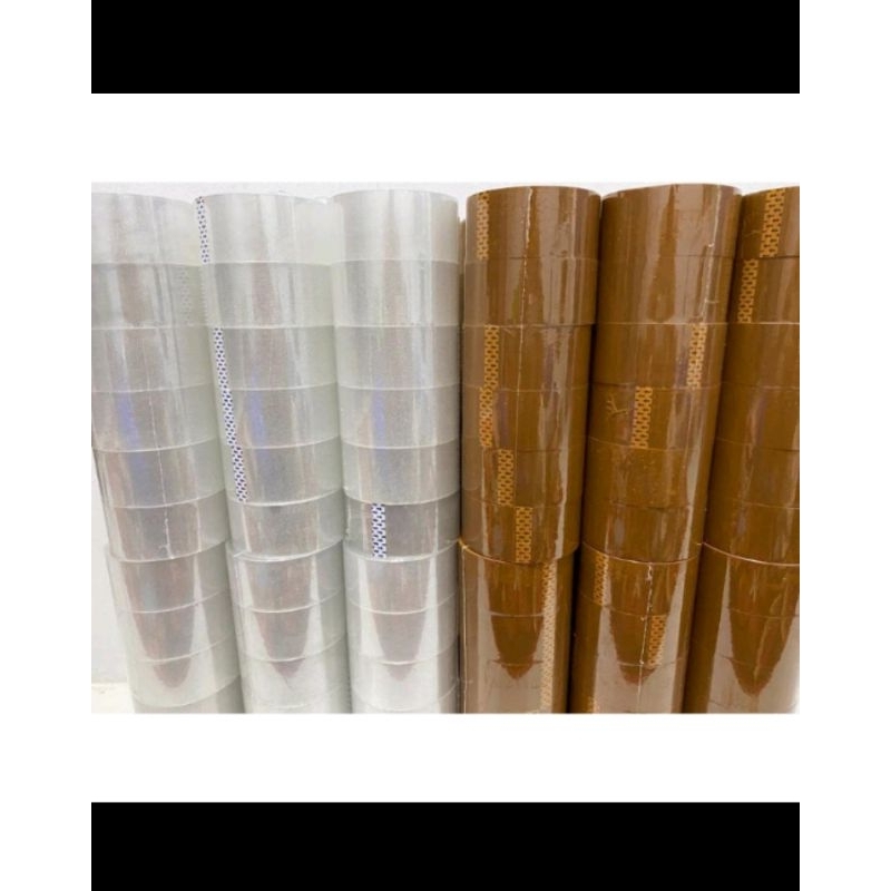 

Lakban Bening / Coklat 45mm 72Yard 1Slop isi 6