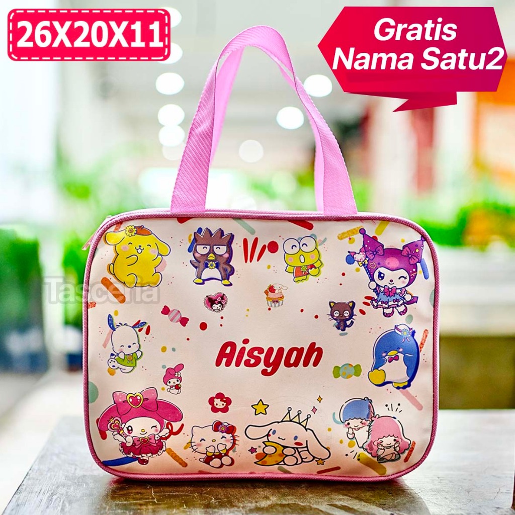 

Tas Souvenir Ultah Anak Premium Melody Sanrio Custom