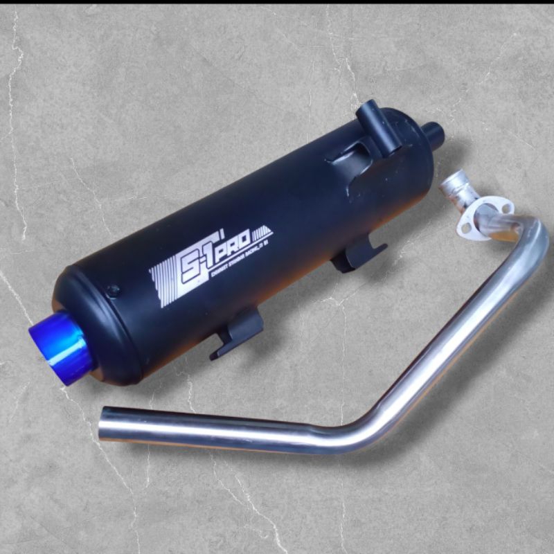 Knalpot standar racing Original S1Pro Pnp Vario125 New/ Vario150 old/New Bass adem