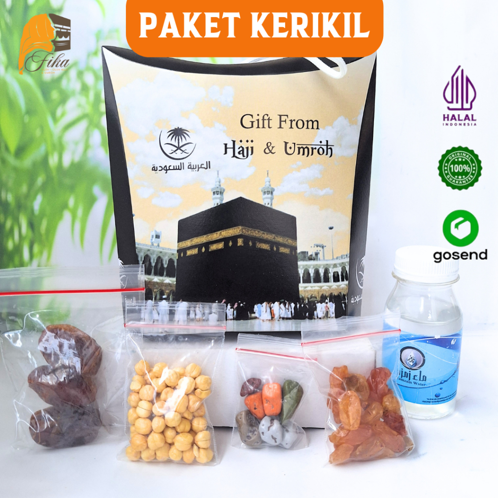 

Hampers Oleh Oleh Haji dan Umroh Paket Dus Tali TengTeng Coklat Kerikil Paket Gift