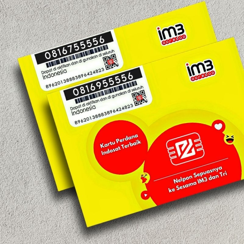 Nomor Cantik Indosat 10 Digit Kuartet 9999 8888 7777 6666 5555 4444 3333 2222 1111 Ooredoo IM3