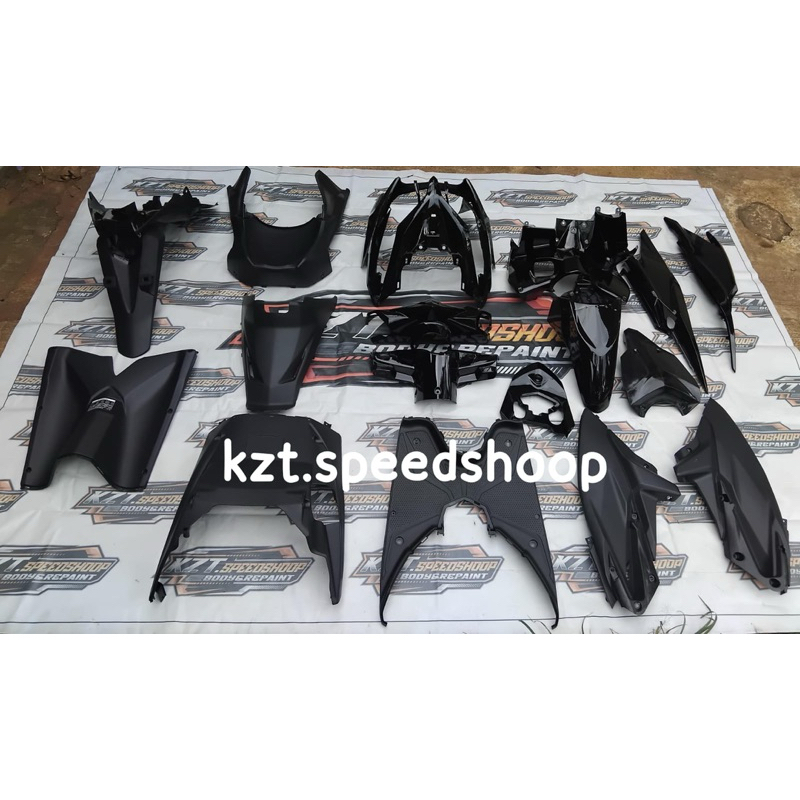 Honda vario 125 lama full set body halus dan kasar Vario 125 fi old lama bohlam warna hitam