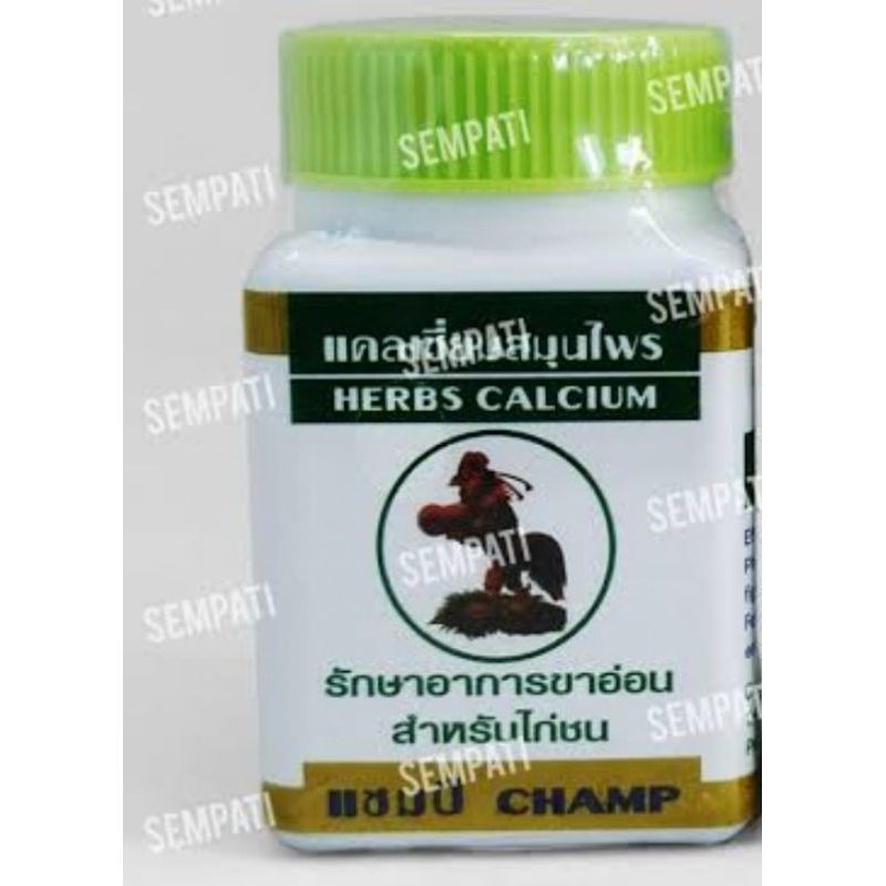 Calcium Lactate Kamlang Thai Calcium Herbs Original Penguat Tulang Ayam Laga