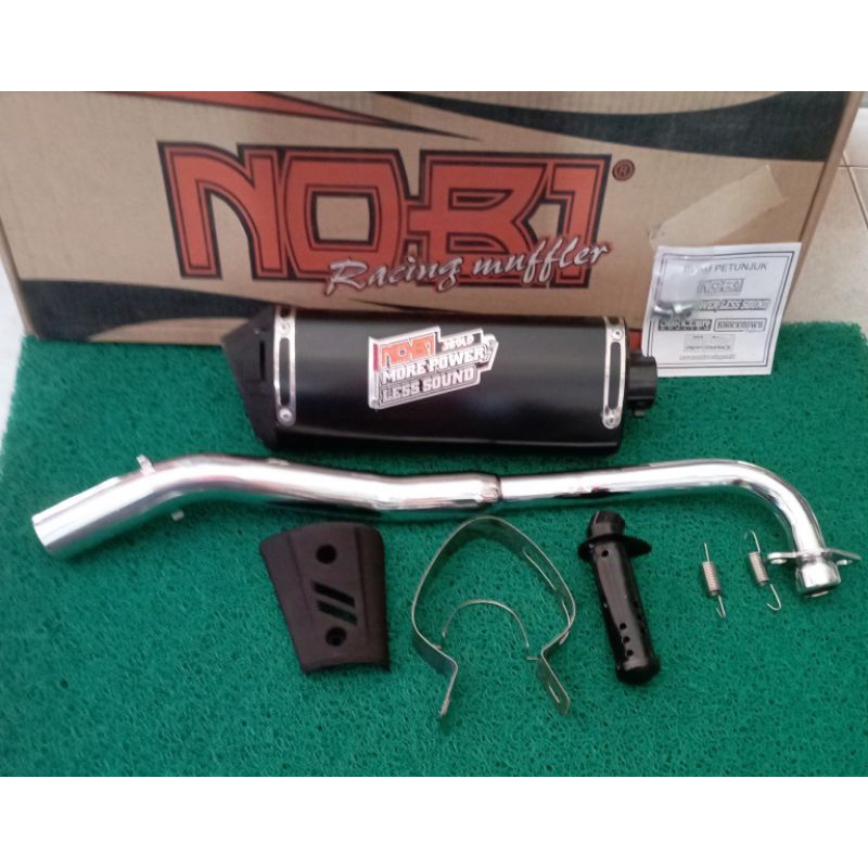 Knalpot Smash Shogun 110+dbkiller(bisa suara racing dan standar)Nob1 Tipe Tribold