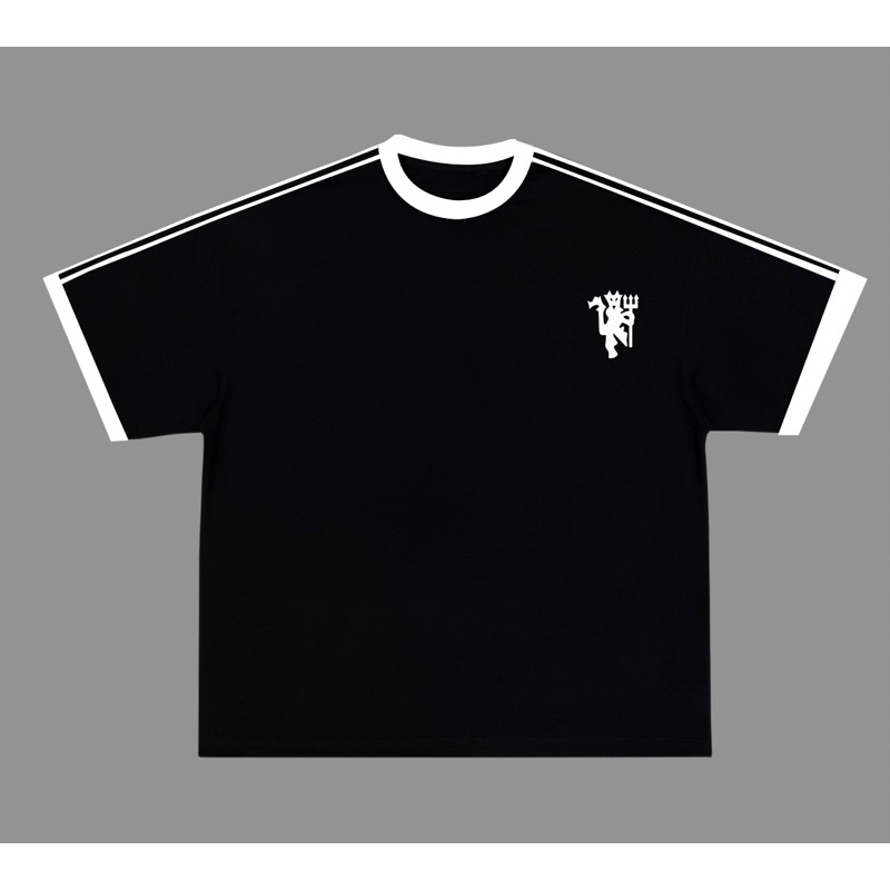 KAOS RINGER TEE 3 STRIPES UNITED / LOGO UNITED / KAOS UNITED / KAOS MANCHESTER UNITED