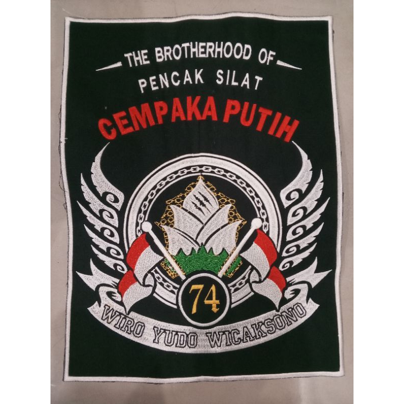 BET PUNGGUNG BORDIR PSCP CEMPAKA PUTIH SAYAP