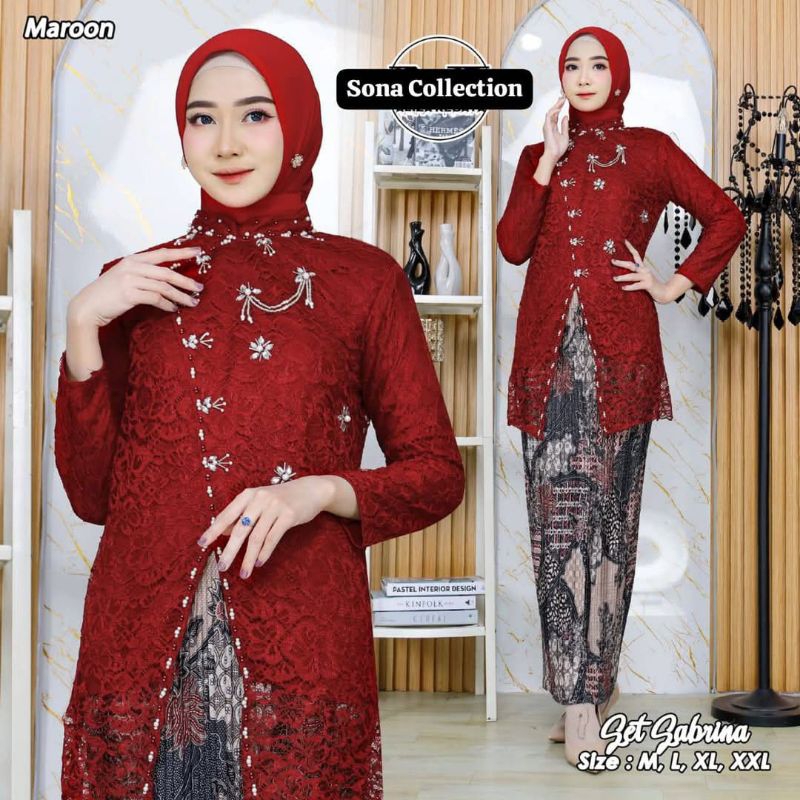 Kebaya - Set Kebaya - Kebaya Modern - Kebaya Wisuda - Kebaya Payet - Kebaya Brokat - Kebaya Remaja K