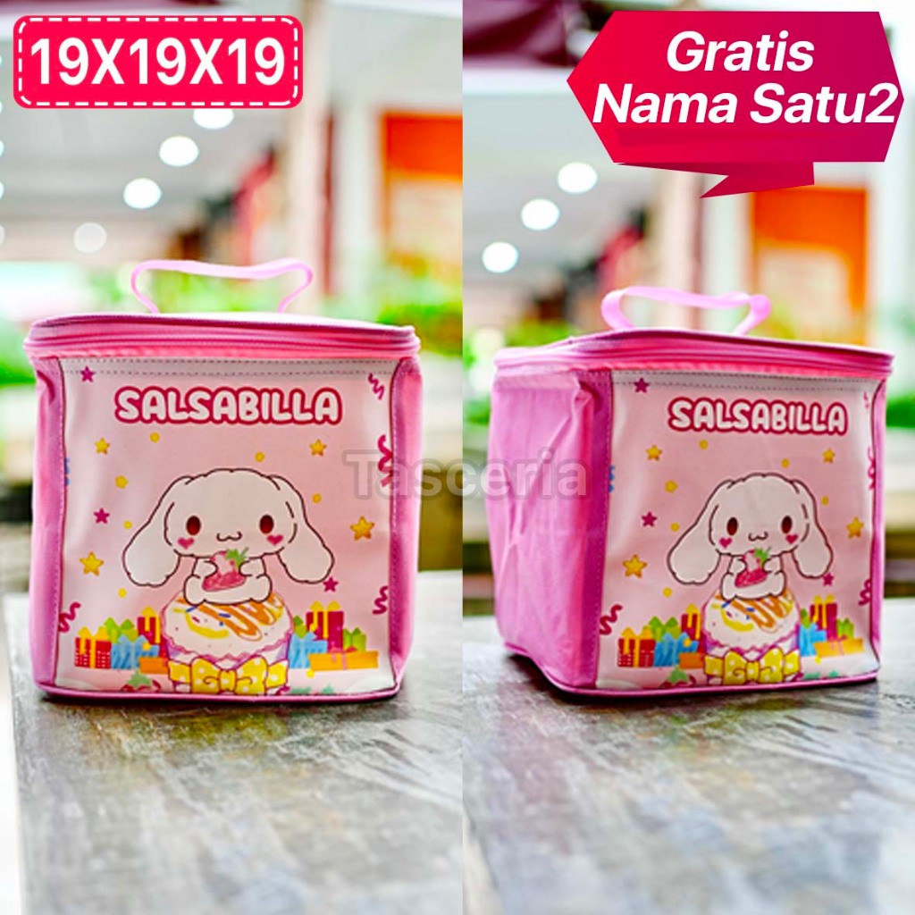 

Tas Kubus Custom Ulang Tahun Anak Gambar Kartun Lucu Cinamorol Sanrio