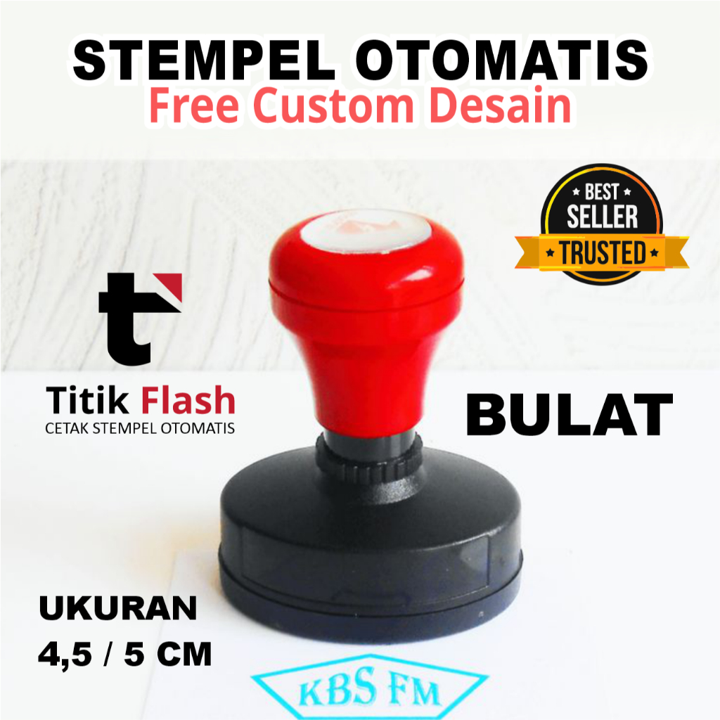 

PROMO STEMPEL BULAT JUMBO 4,5 & 5 CM