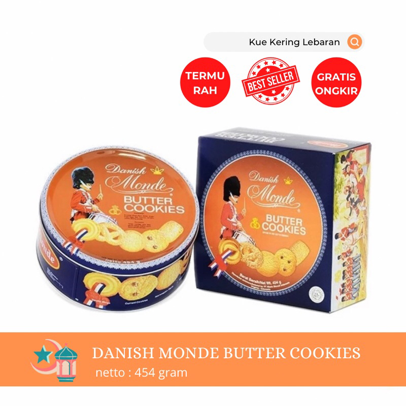 

DANISH MONDE BUTTER COOKIES 454Gr