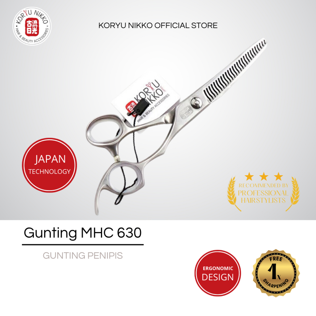 

Koryu Nikko - Scissors - MHC 630 - Gunting Penipis 6” - Silver