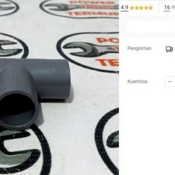 

Tee Sambungan Pipa 1/2" inch