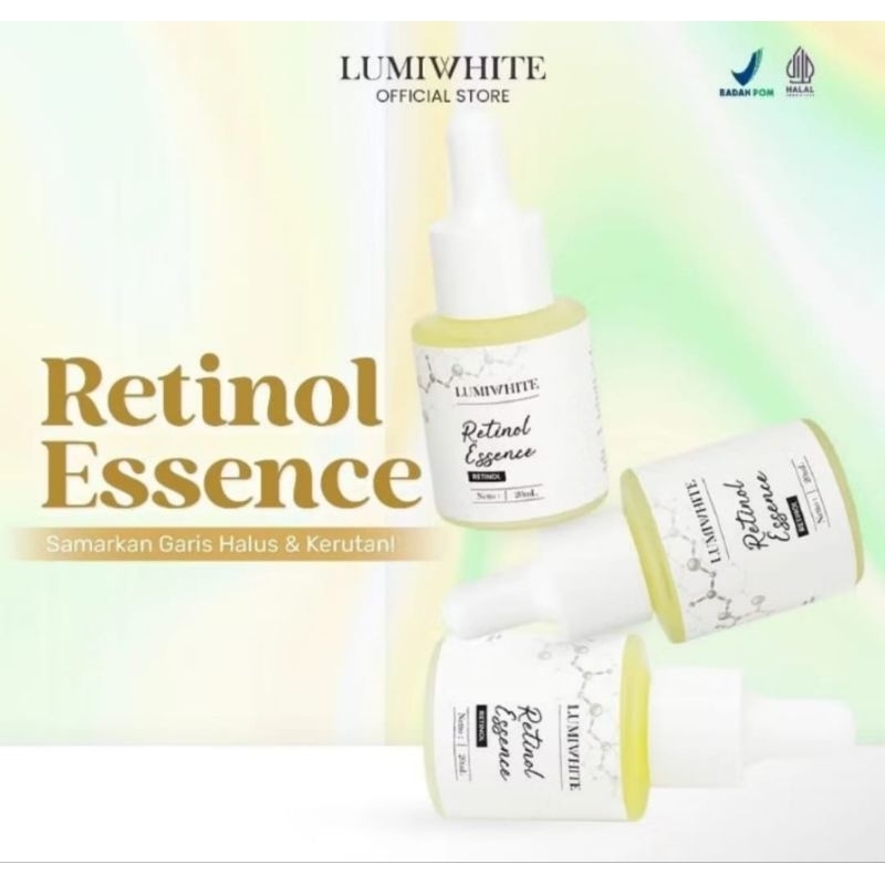 VIRAL SERUM LUMIWHITE RETINOL ESSENCE SERUM WAJAH LUMIWHITE SKINCARE 20 ML