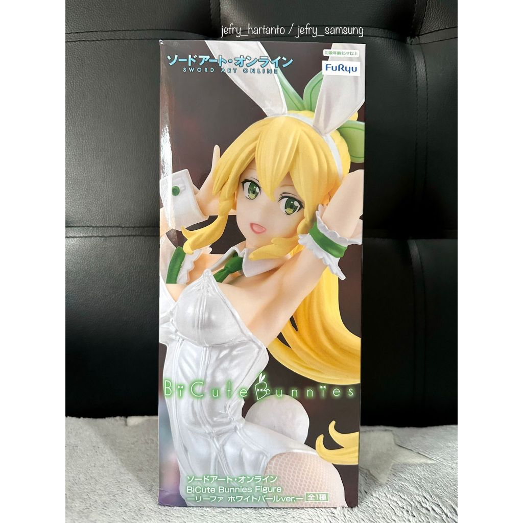 Sword Art Online Leafa Bicute Bunnies White Ver. Figure Original Furyu Japver MISB Kelinci Putih