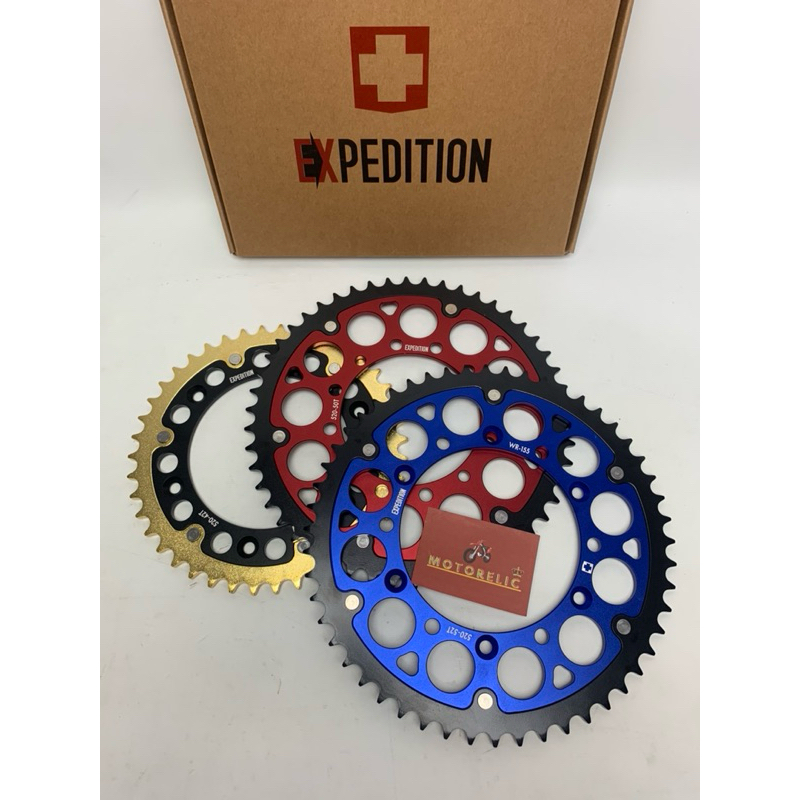 GEAR BELAKANG 520 YAMAHA WR 155 WR155 EXPEDITION ALUMINIUM