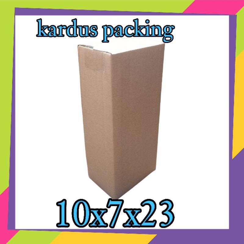 

kardus packing UK 10x7x23 kardus kecil kardus besar