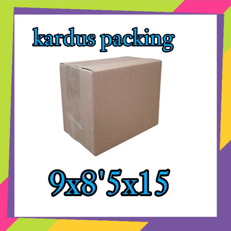

kardus packing UK 9x8'5x15 kardus kecil kardus besar