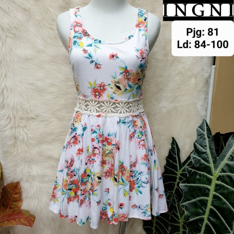 INGNI Flower Mini Dress