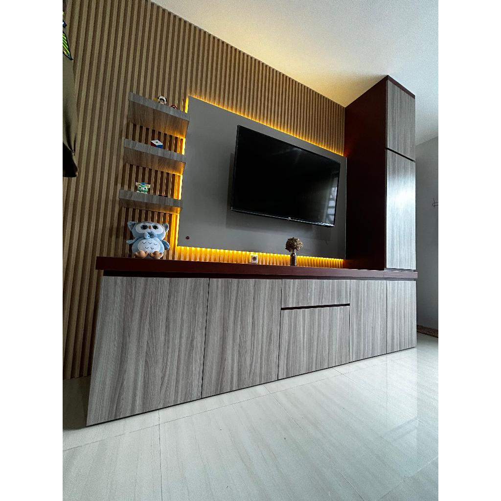 Backdrop Tv Minimalis, Murah