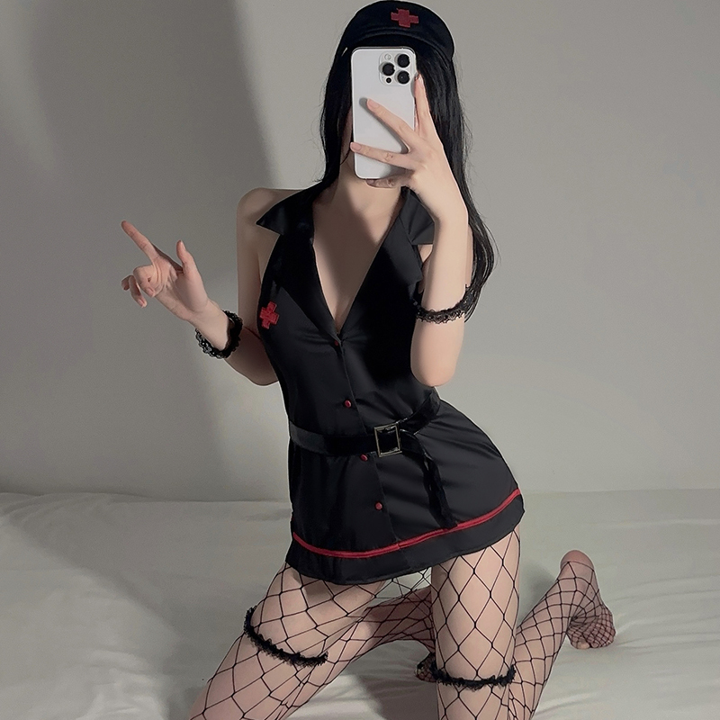 Longnight-Dress Wanita Dewasa | Lingerie Sexy | Cosplay Maid | Sleepwear