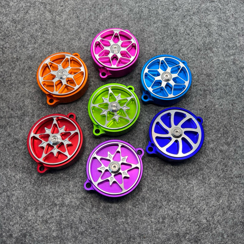 TUTUP MAGNET COVER DINAMO STARTER MEGAPRO TIGER CNC SPINER ANODIZE