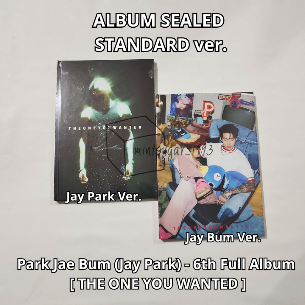 [ READY SEALED NEW ] Park Jae Bum (Jay Park) - 6TH FULL Album [ THE ONE YOU WANTED ] ( JAY PARK ver 
