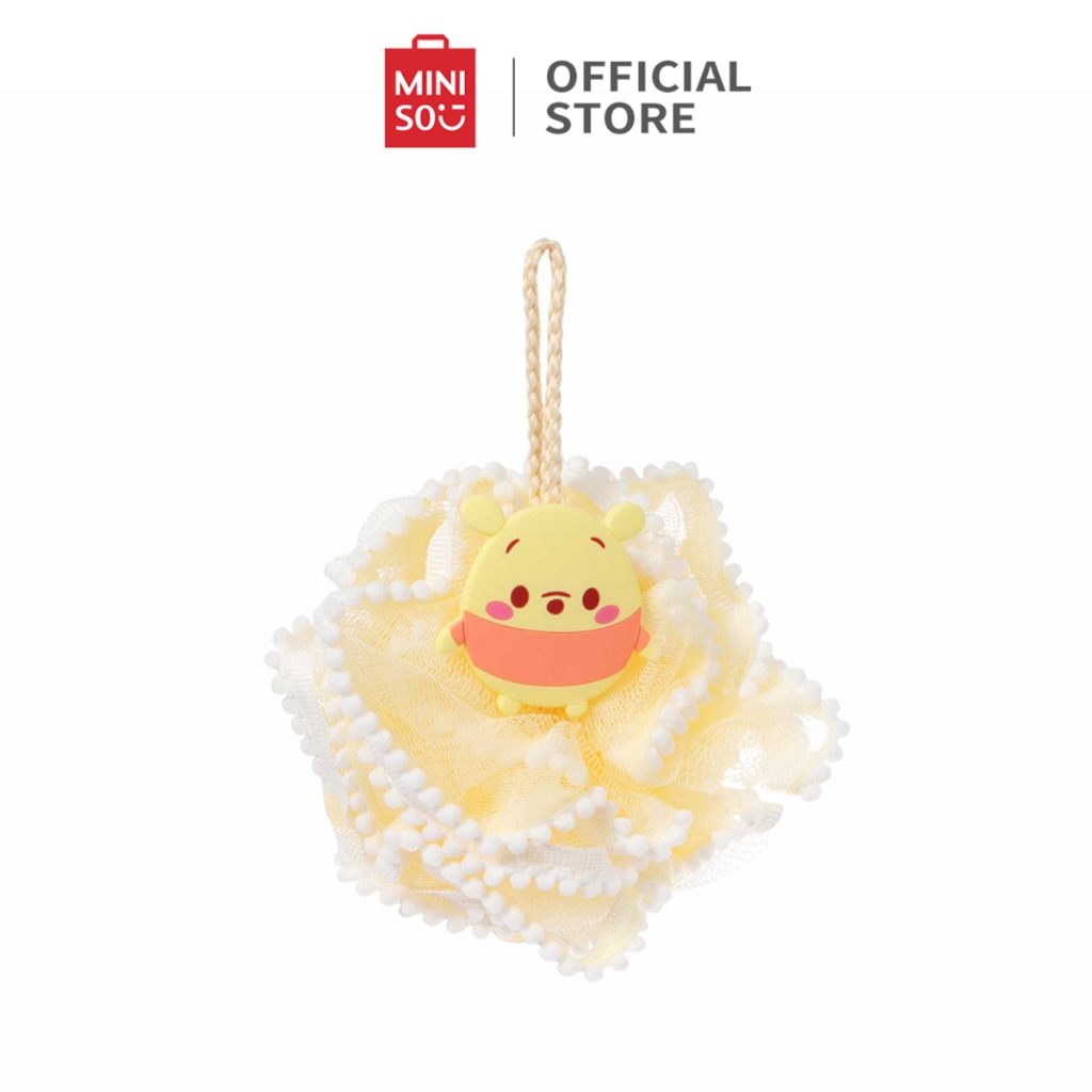Miniso x Disney Ufufy Collection Loofah Bath Ball Bola Mandi Bentuk Lucu Kain Nyaman