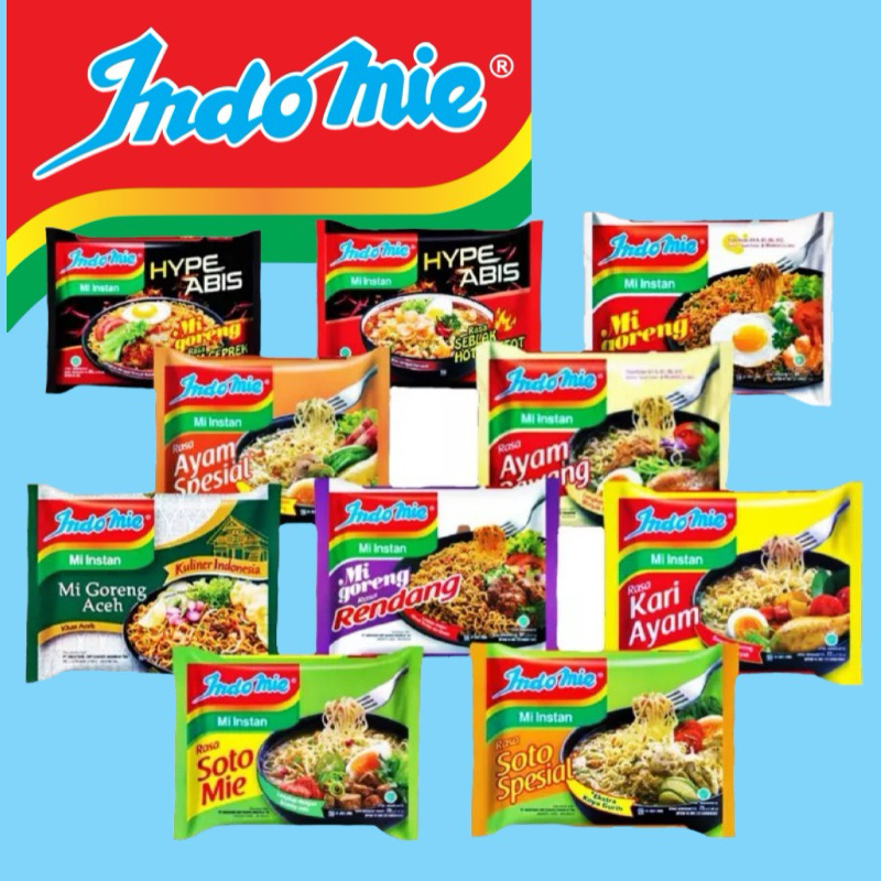 

Indomie Semua Varian – Mie Instan Favorit, Rasa Lengkap & Terjangkau | Kuah & Goreng