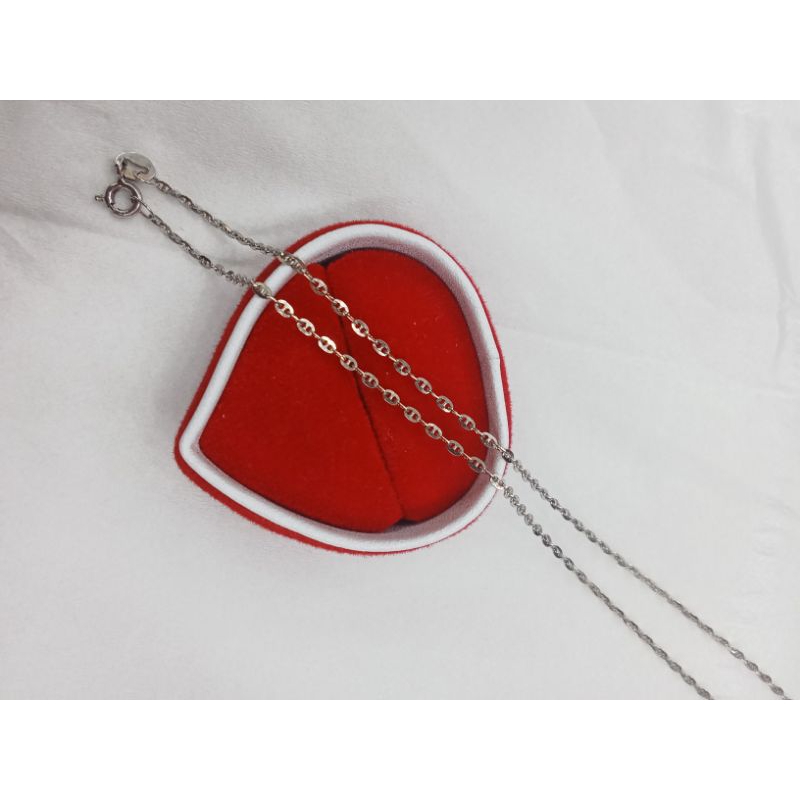 kalung rantai holo silver 925