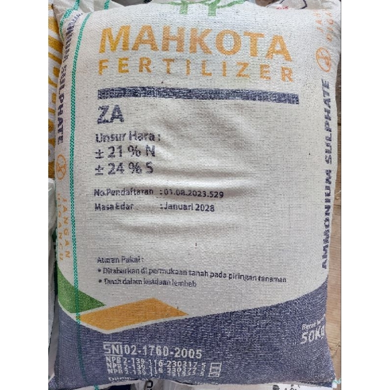 Repack Pupuk ZA MAHKOTA 1 KG