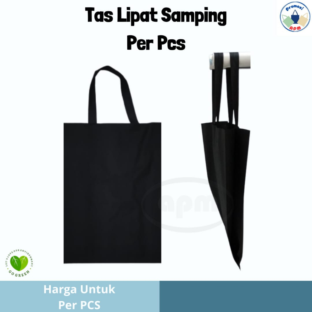 

Tas Spunbond/Goodiebag Press Lipat Samping Per Pcs