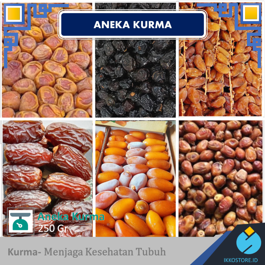 

Aneka Kurma Murah 250gr | Kurma oleh oleh haji dan umroh | Kurma Sukari Kurma Ajwa Khalas Sayer