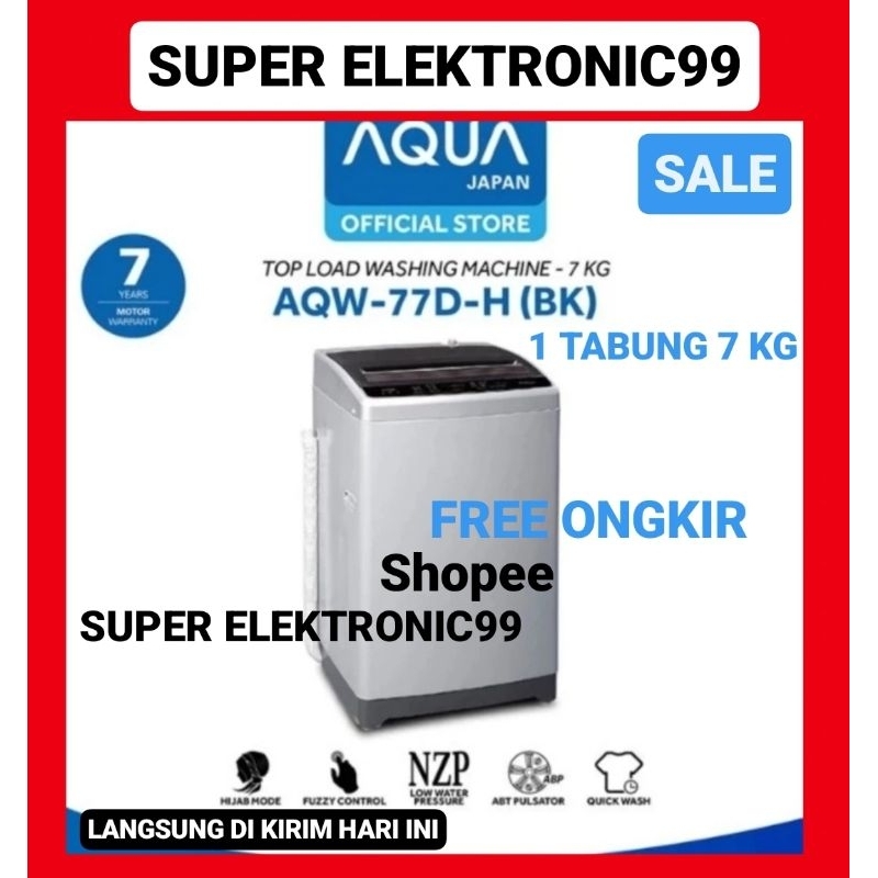 MESIN CUCI AQUA 1 TABUNG 7 KG 8 KG 9 KG