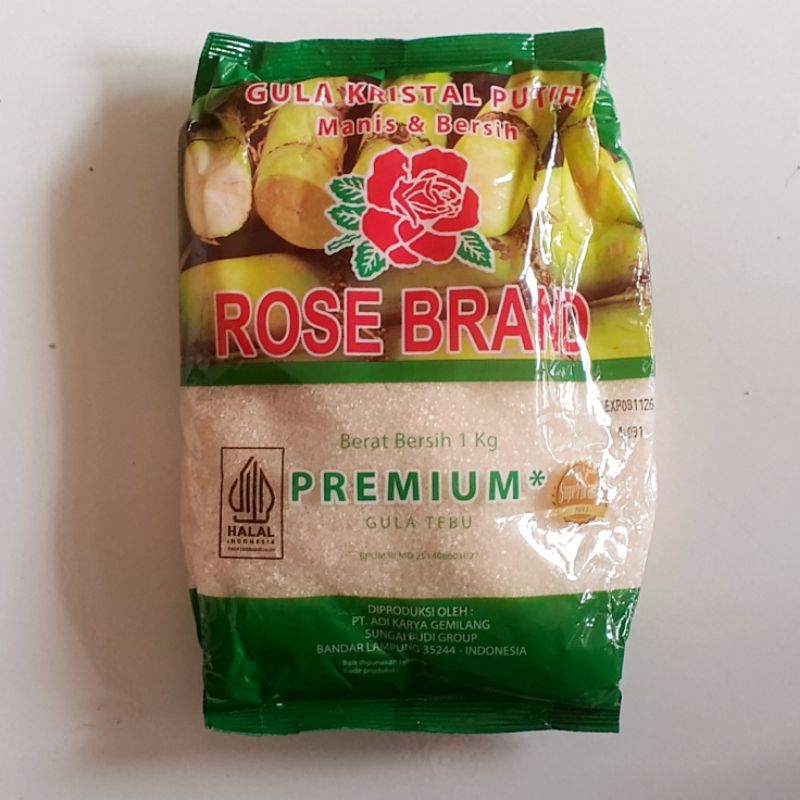 

Rose Brand Hijau Gula Tebu Kristal Premium 1KG