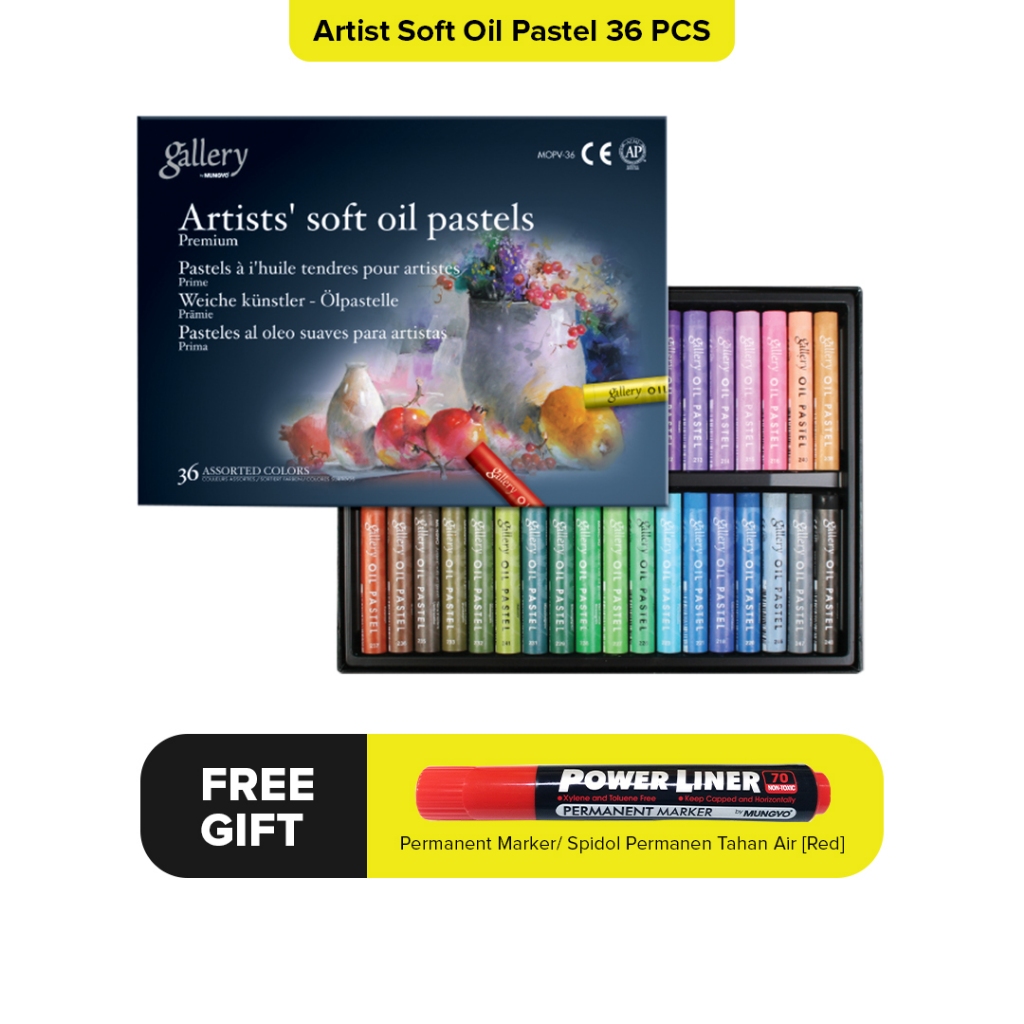 

Mungyo Official - Artist Soft Oil Pastel / Crayon Minyak 36 PCS