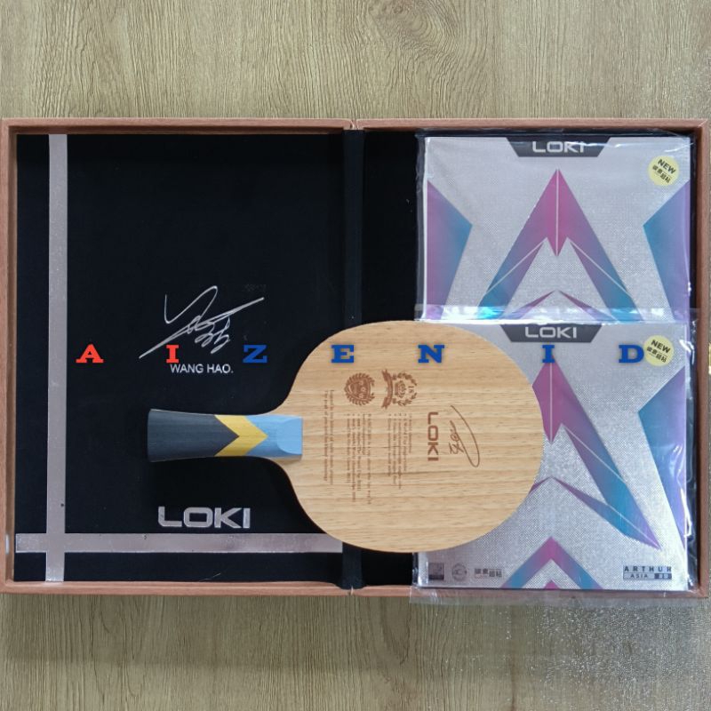 Bet Kayu Pingpong LOKI Honor Olympiade Wanghao Aromatik Carbon Original 100%