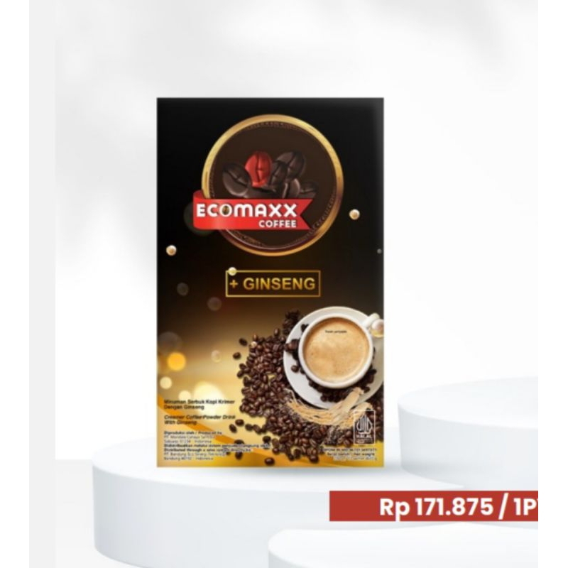 

ECOMAXX COFFEE ORIGINAL Kopi Herbal Ginseng Untuk Menambah Stamina Pria dan Wanita
