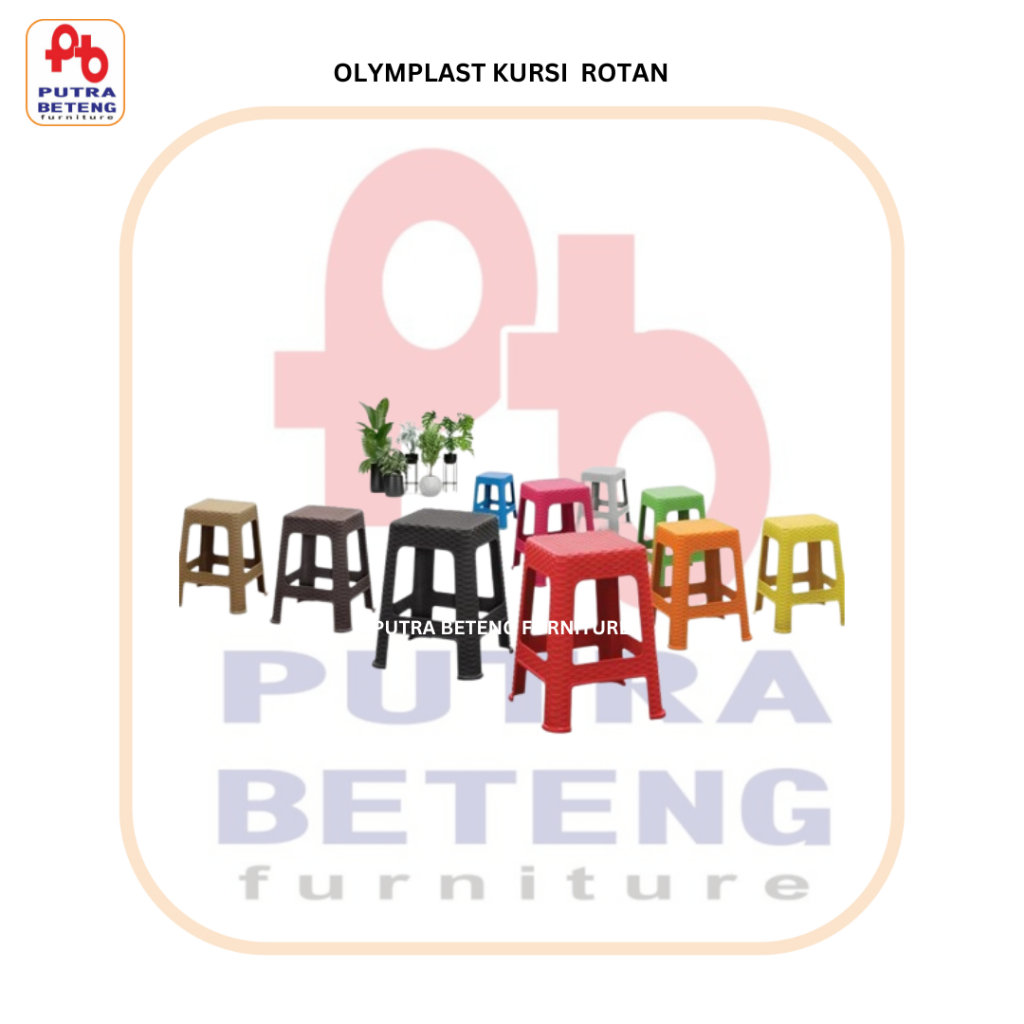 Kursi Plastik Olymplast Rotan