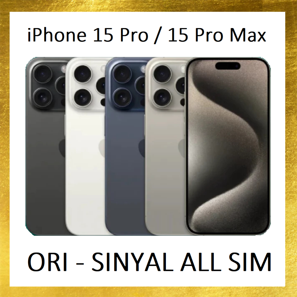 Apple iPhone 15 Pro Max / 15 Pro Second 128GB 256GB 512GB 1TB Apple