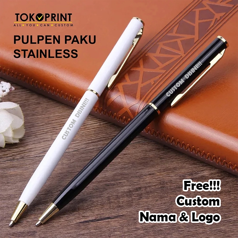 

Custom Cetak Ukir Pena P001 Paku Grafir Pulpen Laser Bulpen Sovenir Promosi Merchandise