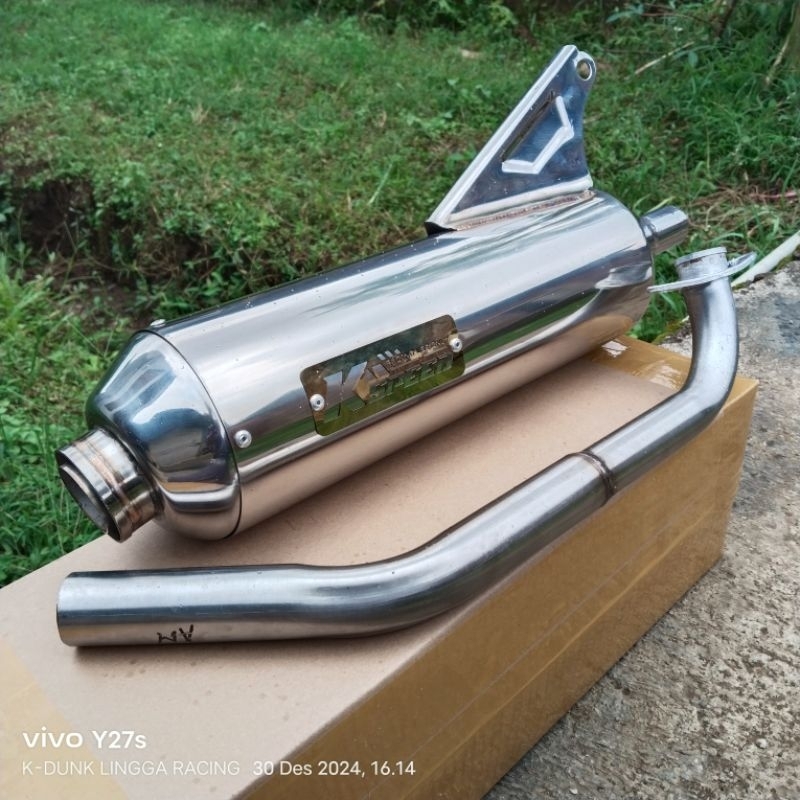Knalpot Standar Racing Stainless K-speed Original Honda Beat Scoopy Dan Mio sporty Mio j/M3 suara ad