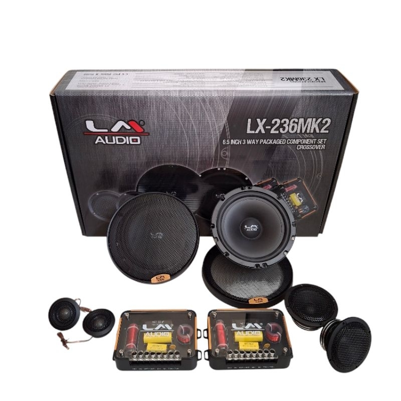 Speaker split 3 way lm audio lx-236MK2 speaker 3 way component set crossover lm audio