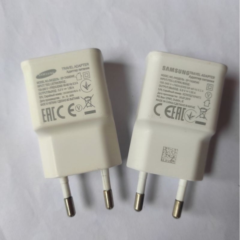 adafter charger samsung 1,5Amper cabutan j7 A10s A6 J5 prime (bekas)