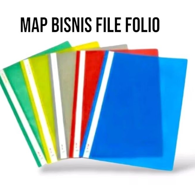 

Map bisnis folio / bisnis file plastik F4 ( 12 pcs)