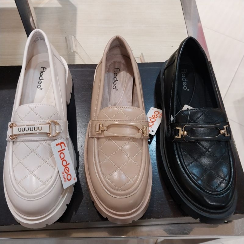 FLADEO sepatu wanita oxford/loafer ori